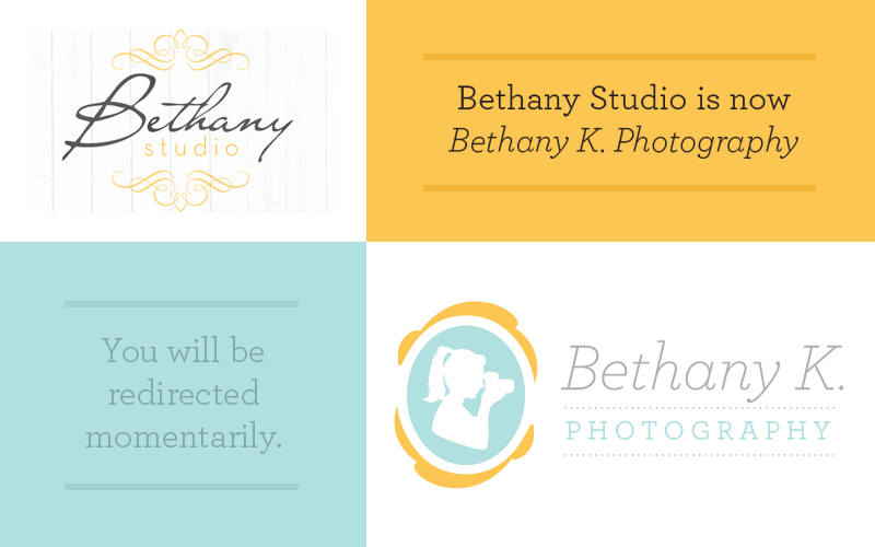 Bethany Studio is now Bethany K. Photography